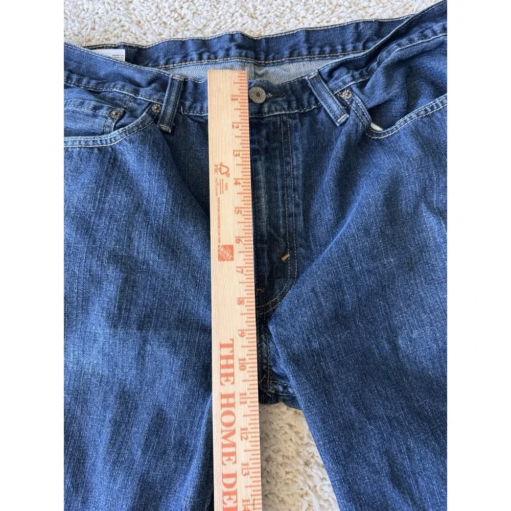 Levi's 514 Straight Fit Jeans Men 40x30 Blue Good Dark Wash Denim